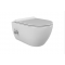 Λεκάνη Κρεμαστή Cerastyle City Rimless Bidet 019100-d με Κάλυμμα Soft Close Λευκή